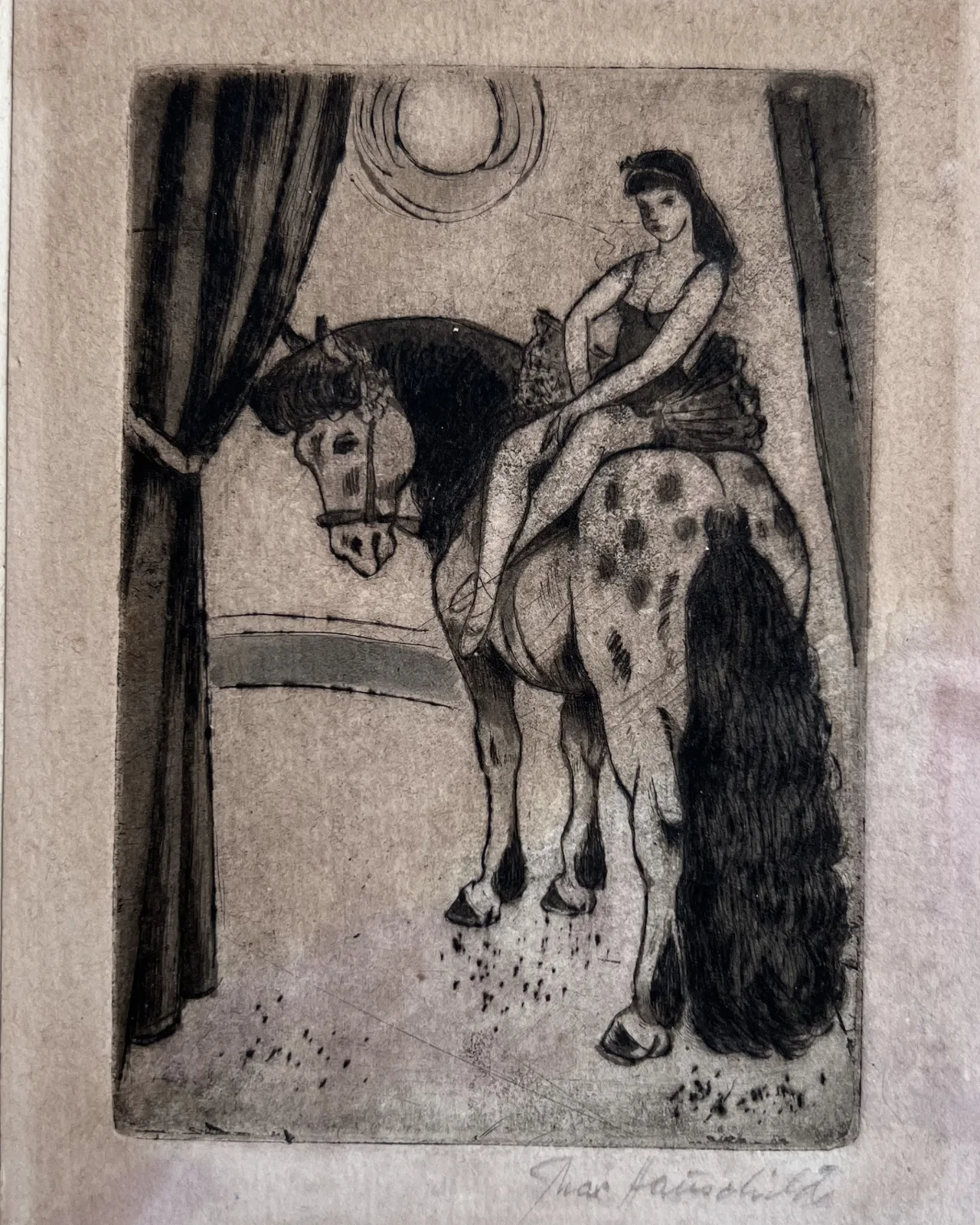 Woltyżerka na koniu — 02